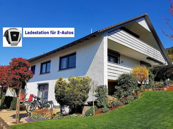 Ferienwohnung für 2 Personen, mit Balkon und Balkon/Terrasse sowie Terrasse und Garten