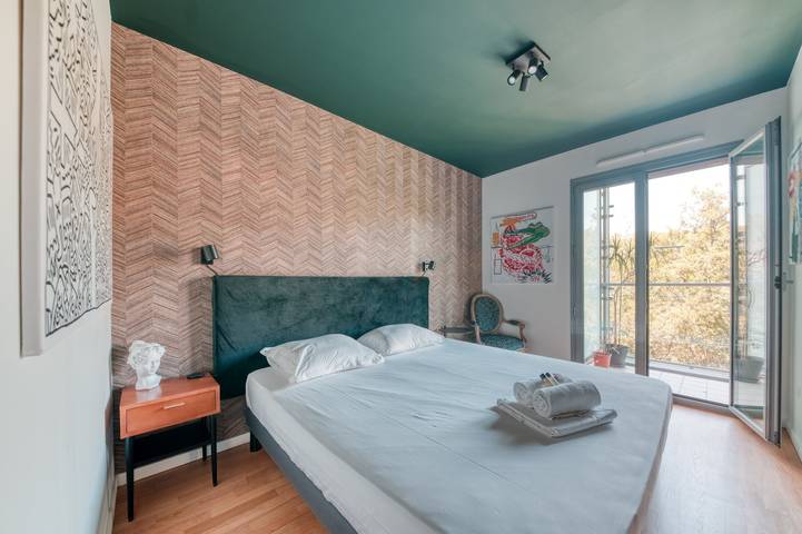 Gîte pour 4 personnes, avec balcon à Lyon - 3