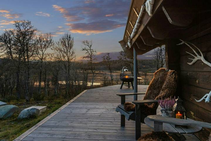 Espaciosa cabaña de madera en un entorno natural de cuento de hadas in Nore og Uvdal