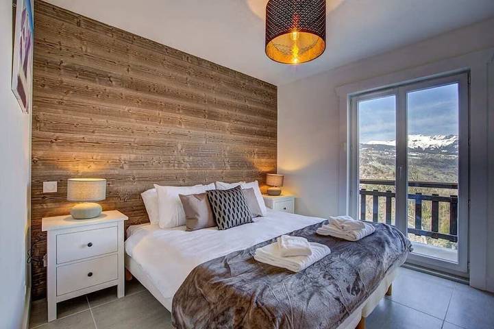 Gîte pour 6 personnes, avec balcon dans Thermes de Saint Gervais les Bains