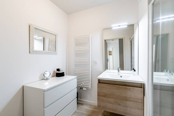 Apartamento entero, Apartamento de vacaciones para 4 personas con jardín in Vendays-Montalivet, Parque natural regional del Médoc
