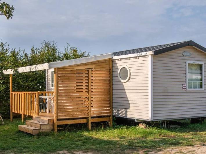 Mobil home pour 4 personnes, avec bassin pour enfant à Sainte-Catherine-de-Fierbois - 2