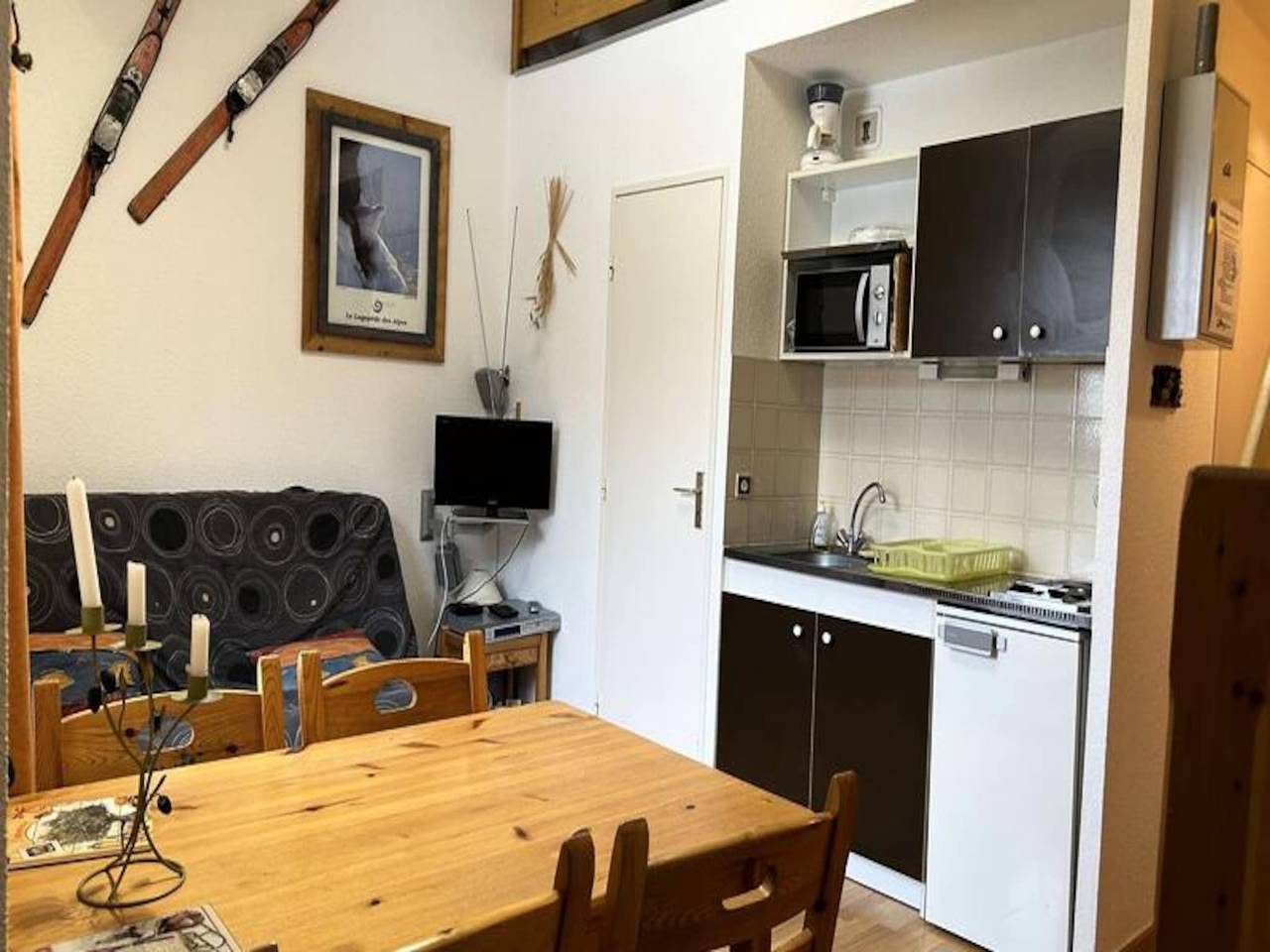 Apartamento entero, Estudio para 4 personas in Réallon, Parque Nacional de los Ecrins