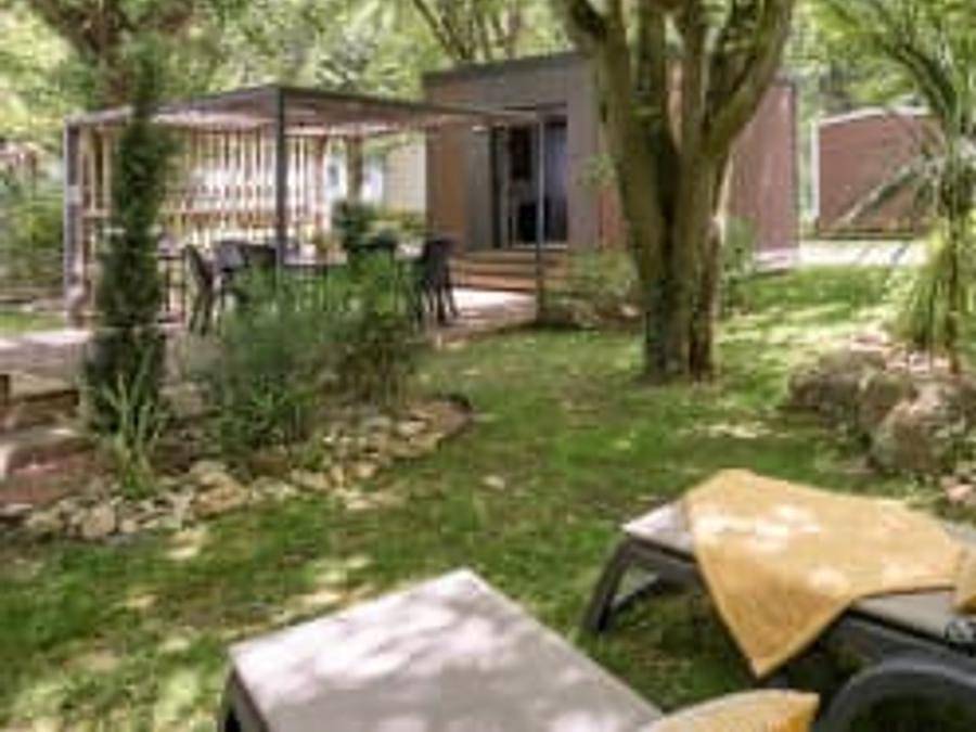 Camping Sandaya Les Rivages - Mobile home 8 persons - Cottage Taos 8p 4bed 3bath Premium air conditioning in Millau, Parc naturel régional des Grands Causses