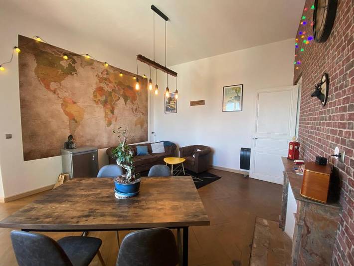 Gîte pour 4 personnes, avec vue et balcon à Meslay-du-Maine