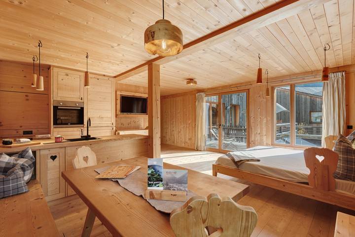 Ferienwohnung für 3 Personen, mit Sauna und Garten in Südtirol