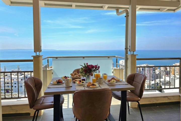 Vakantieappartement voor 4 personen, met terras en uitzicht op zee - 1