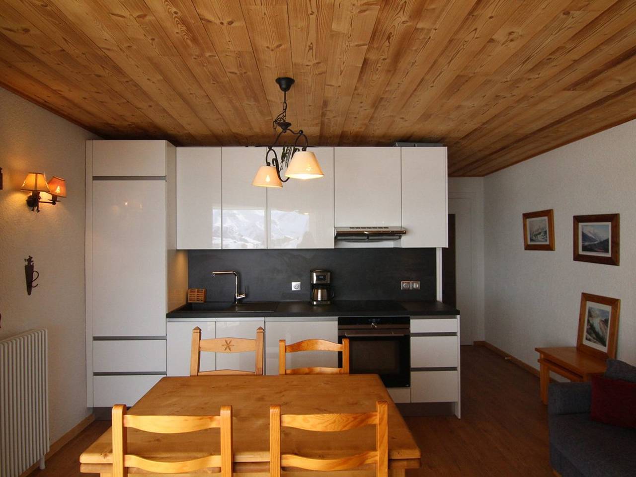 Appartement entier, Appartement cosy 3 pièces, 6 pers, pistes et centre à proximité, balcon sud, animaux Ok - Huez in Huez, Parc national des Écrins