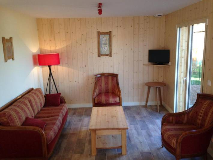 Chalet pour 6 personnes, avec jardin et vue
