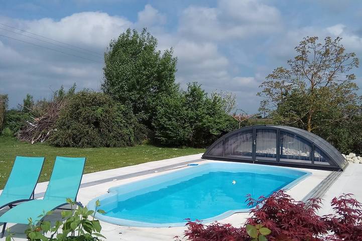 Maison de vacances pour 6 personnes, avec terrasse et jardin