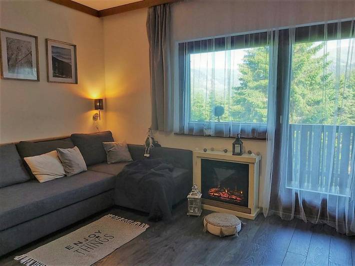 Ferienwohnung für 4 Personen, mit Garten und Ausblick
