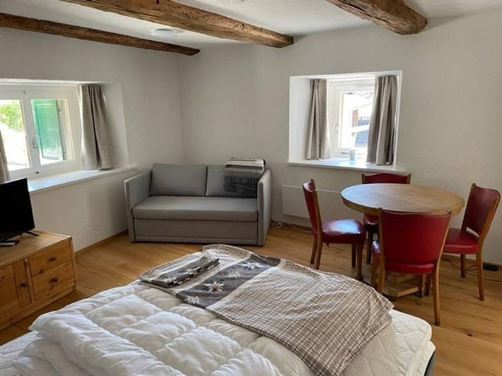 Gîte pour 3 personnes, avec jardin, animaux acceptés dans Lenzerheide