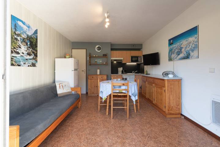 Apartamento entero, Apartamento 'Le Village Des Thermes' con vistas a la montaña y terraza privada in Saint-Lary-Soulan, Parque nacional de los Pirineos