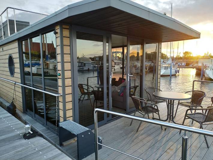Ferienwohnung für 3 Personen, mit Terrasse und Sauna in Barth