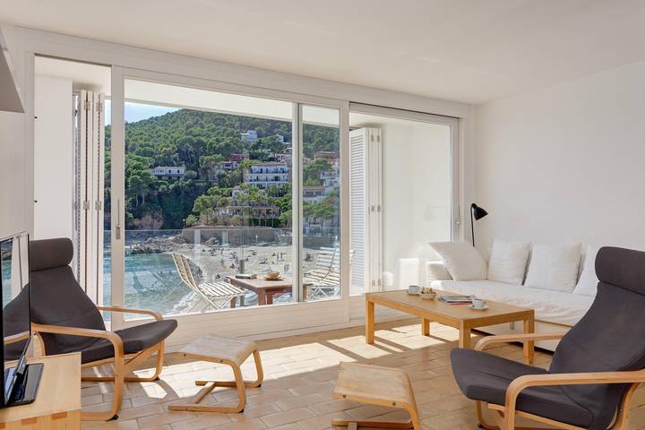 Apartamento entero, Filosia 2- apartamento primera línea de mar-Tamariu-Costa Brava in Platja de Tamariu (Palafrugell), Tamariu