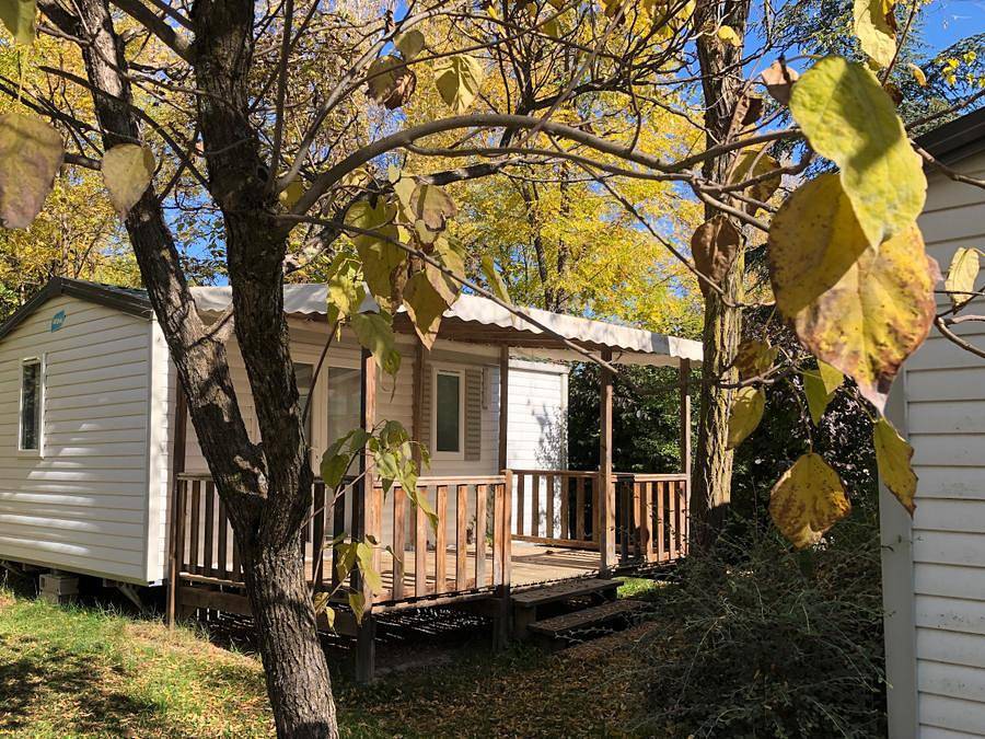 Camping Au Tylo Soleil - Mobilheim 4 personen - 31 Privilege Mobilheim Super Venus Riviera 23 m² in Dauphin, Regionaler Naturpark Luberon