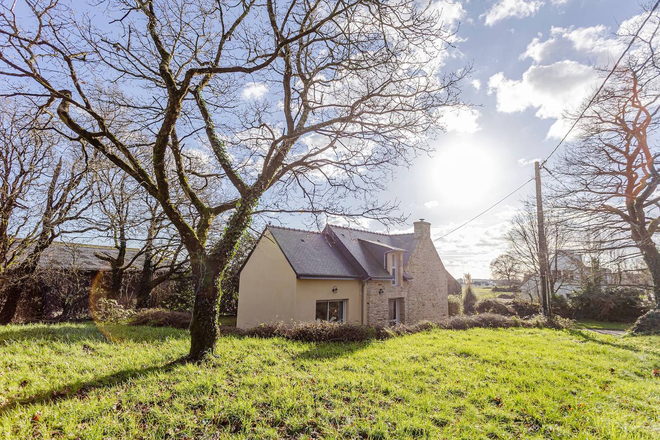 Ferienhaus 'A La Ferme Du Cosquer' – Tourisme Handicap, privater Garten & Wlan in Baden, Côte des Mégalithes