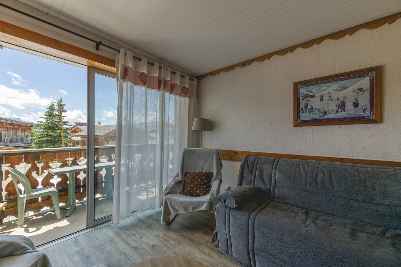 Appartement entier, Appartement 'Crocus 3 45m2' avec balcon et Wi-Fi in Huez, Parc national des Écrins