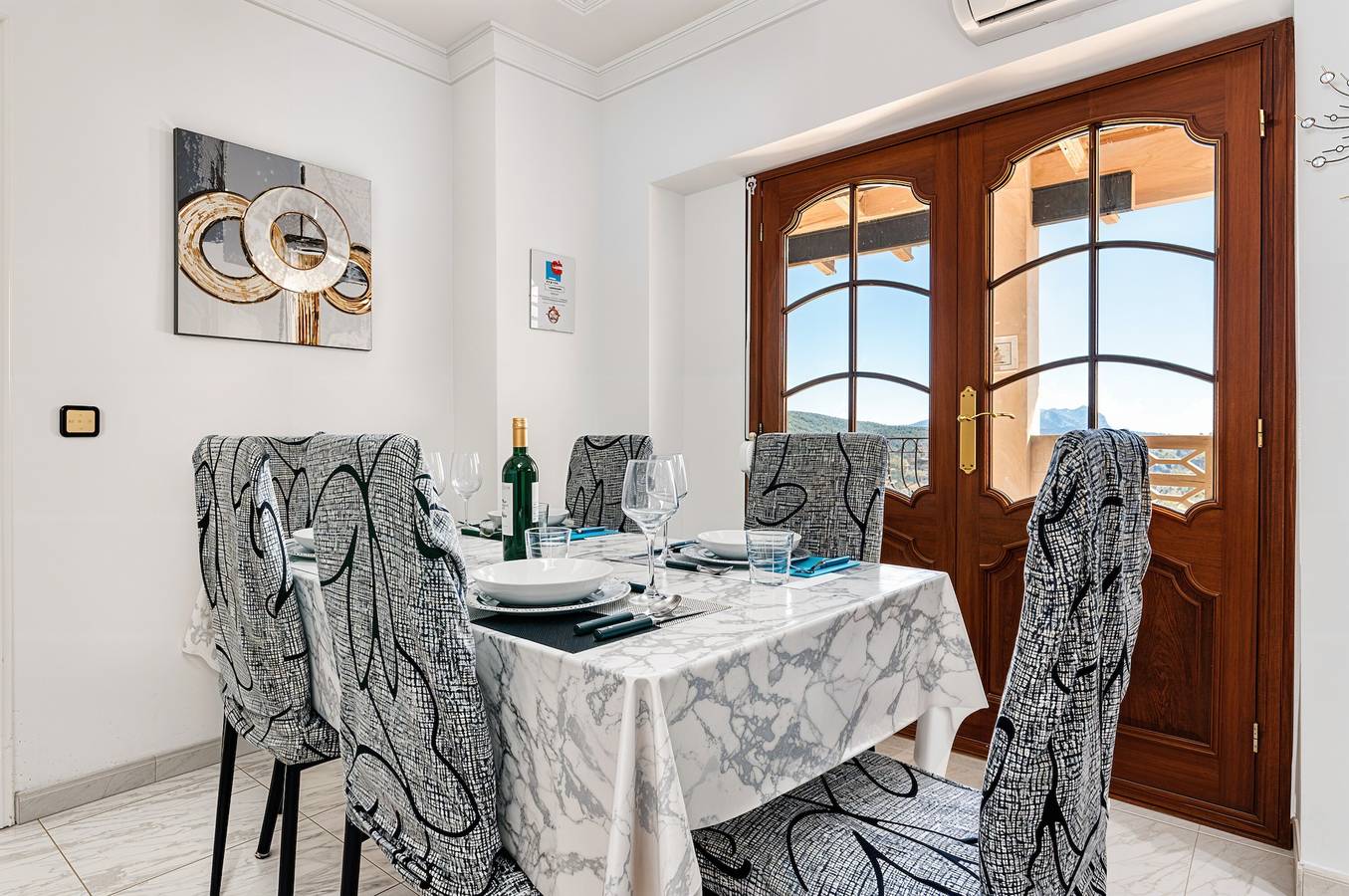 Cały apartament, 'The Triplets' Apartment with Mountain Views, Wi-Fi and Air Conditioning in Agres, Alicante (Centralne)