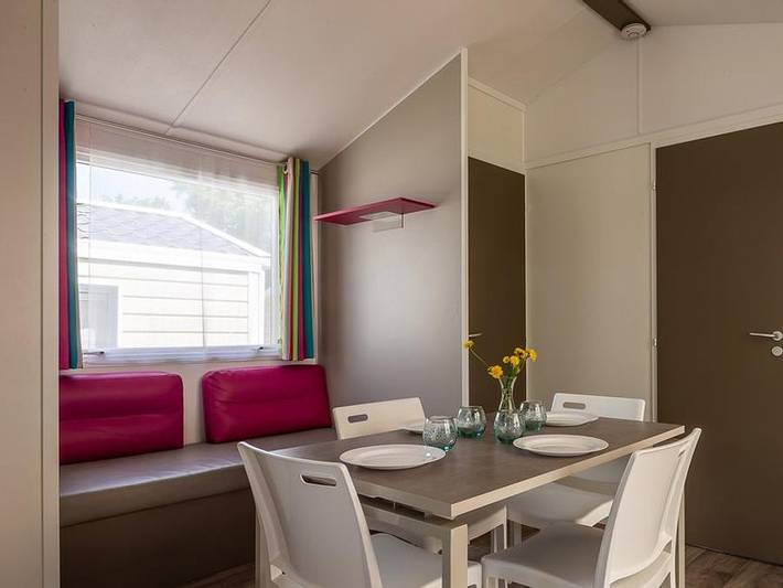 Camping Les Alouettes - Mobilheim 5 personen - Excellence 2 Zimmer Ankunft am Mittwoch in La Chaize-Giraud, Loire-Tal