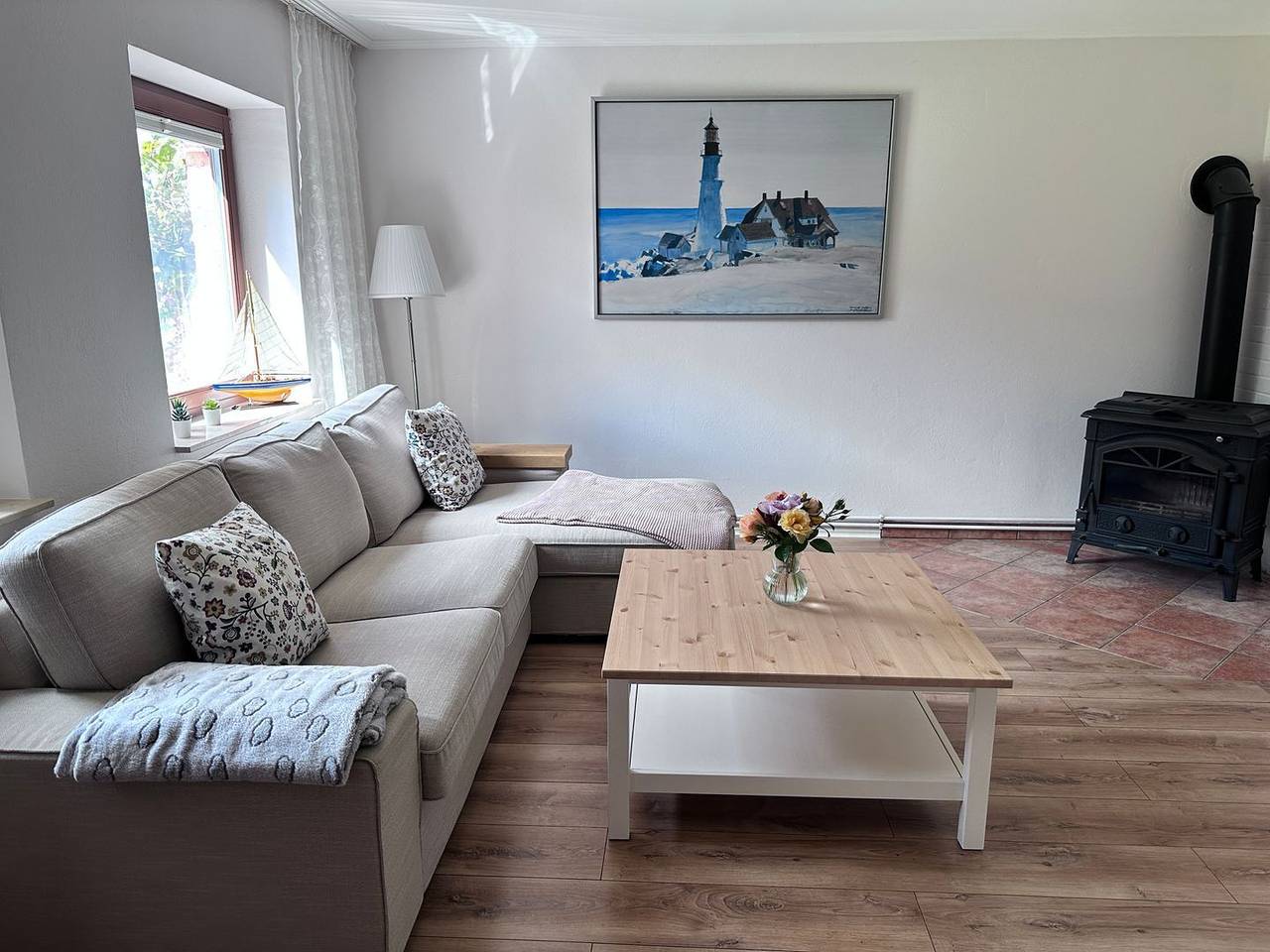 Ganze Wohnung, Landhäuschen Danneborth: Freistehendes Ferienhaus mit Garten und Terrasse in ländlicher Umgebung in Carinerland, Neubukow-Salzhaff