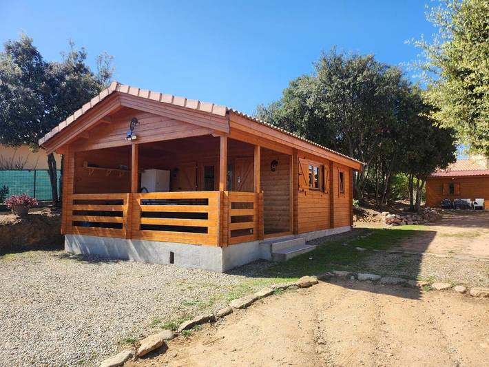 Location de vacances pour 4 personnes, avec jardin et vue à Sant'Andréa-d'Orcino