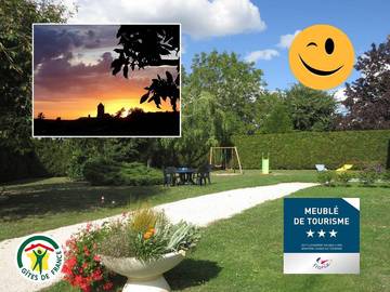 Gîte pour 5 personnes, avec terrasse et jardin dans le Loir-et-Cher