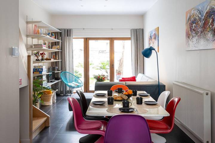 Ferienhaus für 7 Personen, mit Ausblick und Garten, kinderfreundlich in Brügge