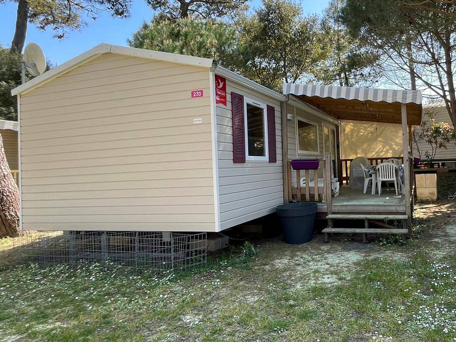 Tour Opérateur et particuliers sur camping Bonne Anse - Funpass non inclus - Mobilhome 6 personas - Mobil Home Ba 233 - 36m2 - 3 habitaciones in Les Mathes, Côte de Beauté