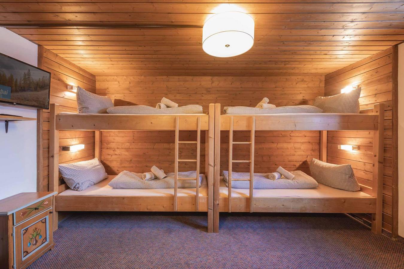 Ganze Ferienwohnung, Stockbettzimmer in Stubaier Alpen, Telfes im Stubai