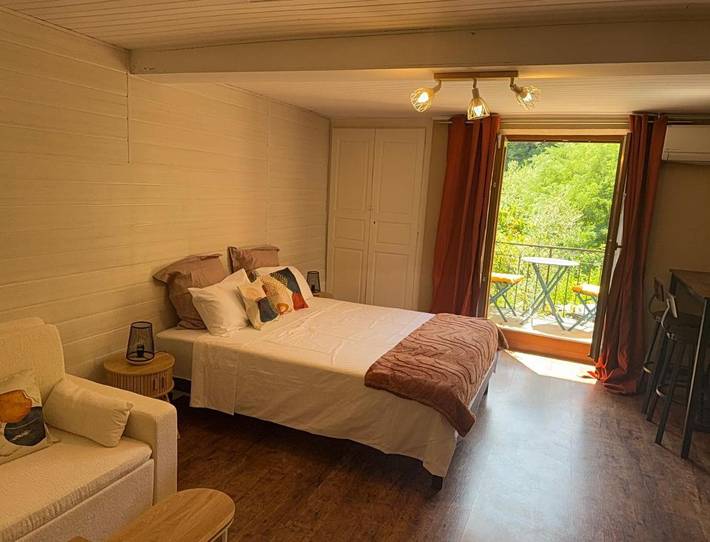 Appartement de vacances pour 4 personnes, avec Balcon et Vue