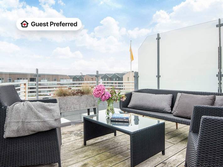 Ferienwohnung für 6 Personen, mit Sauna und Terrasse, kinderfreundlich in Søndervig