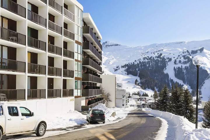 Studio voor 4 personen, met Balkon en Uitzicht in Flaine