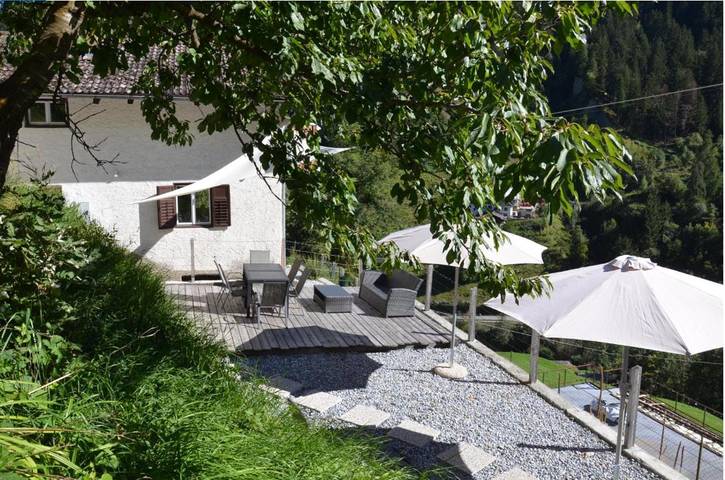 Ferienhaus für 8 Personen, mit Garten und Ausblick, mit Haustier im Vinschgau