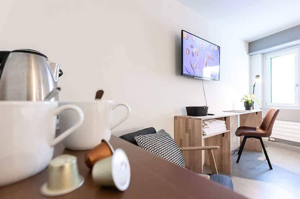 Appartamento intero, Studio stylish blue (5) con doccia (+ cucina in comune) in San Gallen (Svizzera), Bodensee-Svizzera