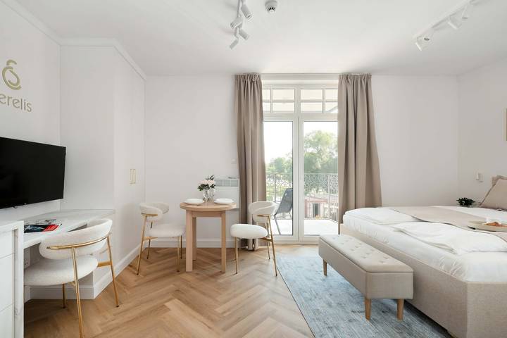 Studio dla 2 osób, z balkon, Dla rodziny w Ciechocinek