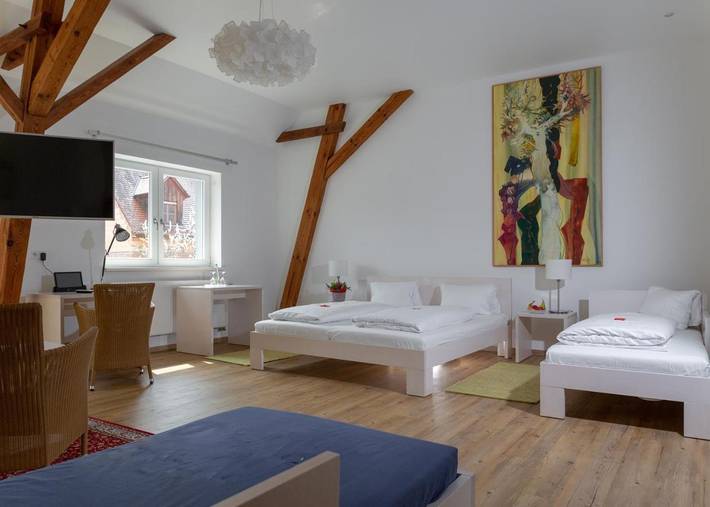 Hotel für 3 Personen, mit Terrasse und Sauna im Steigerwald - 4