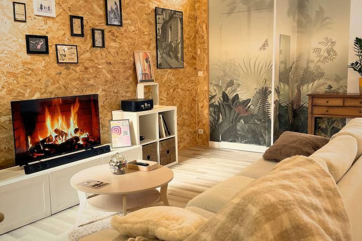 Location de vacances pour 4 personnes, avec jardin à Malicorne-sur-Sarthe