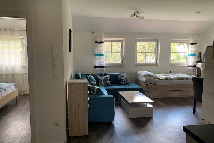 Ganze Wohnung, Ferienwohnung im Hofcafe in Spraitbach, Erlebnisregion Ostalb region