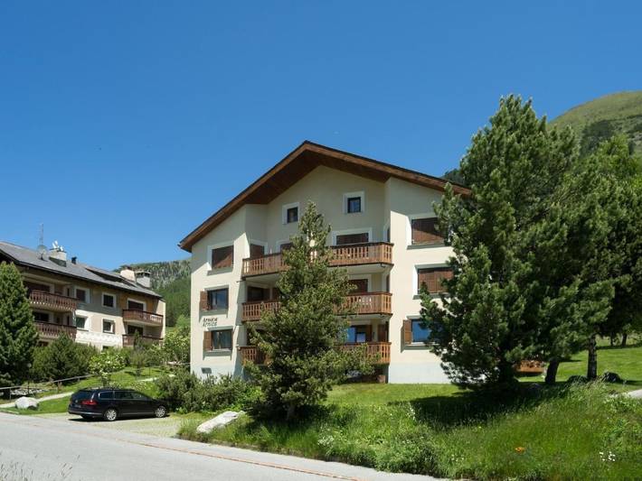 Ferienwohnung für 2 Personen, mit Balkon und Garten in Pontresina - 3