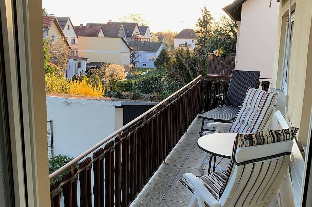 Ganze Wohnung, Cosi Apartment 2Sz + Balkon, Nähe Badesee, Alla-Hopp-Anlage, Einkaufen, Autobahn in Hemsbach, Kurpfalz