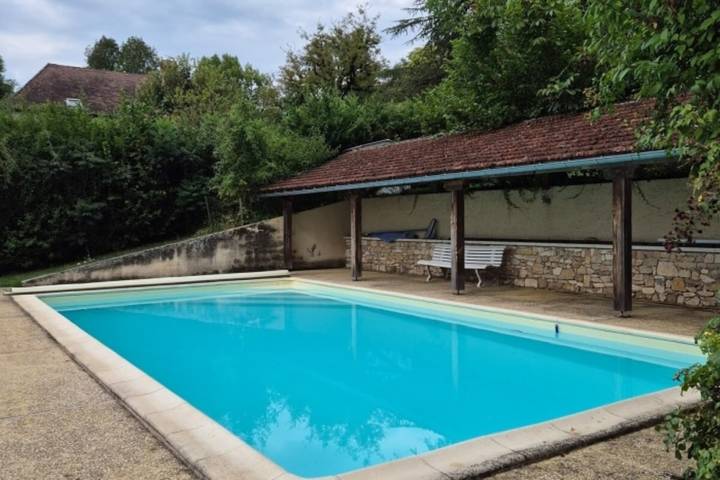Location de vacances pour 9 personnes, avec piscine et terrasse, animaux acceptés à Floirac (Lot) - 4