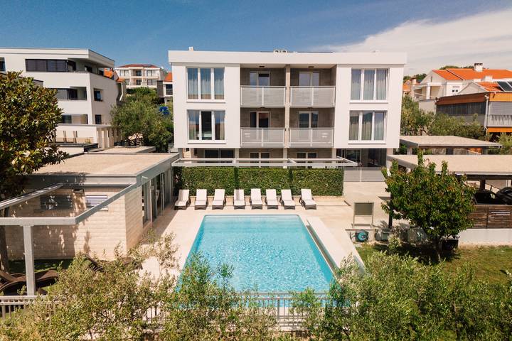 Ganze Wohnung, Sunadria Apartments B3- two bedroom in Strand Kožino, Zadar (Kommun)