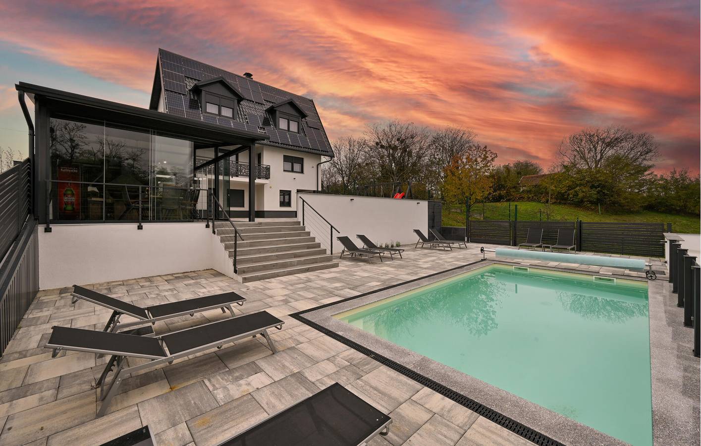 Ferienhaus für 12 Personen mit Ausblick in Ludbreg, Varazdin