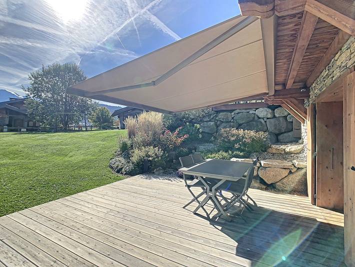 Apartamento entero, Apartamento de 4 hab. con terraza y vistas al Mont Blanc in Combloux, Pays du Mont-Blanc