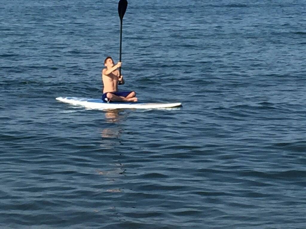 Zu Fuß zu einem wunderschönen Sunrise Beach in Marshfield, Massachusetts