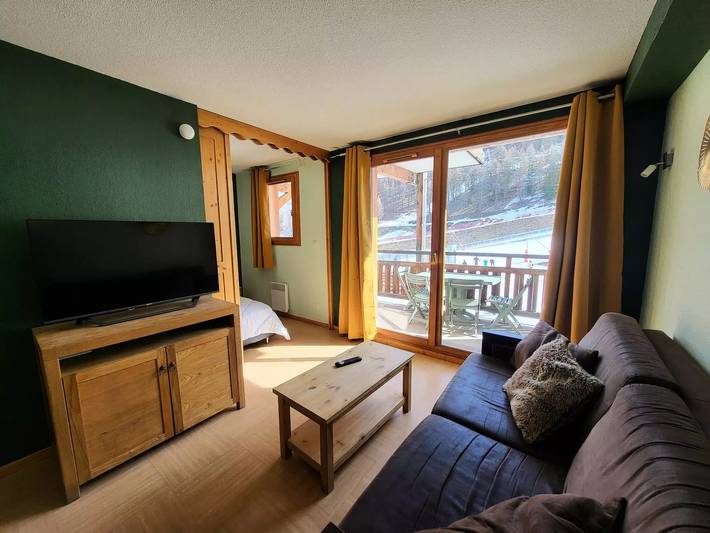 Ganze Wohnung, Schöne Wohnung am Fuße der Pisten in Les Orres, Nationalpark Écrins