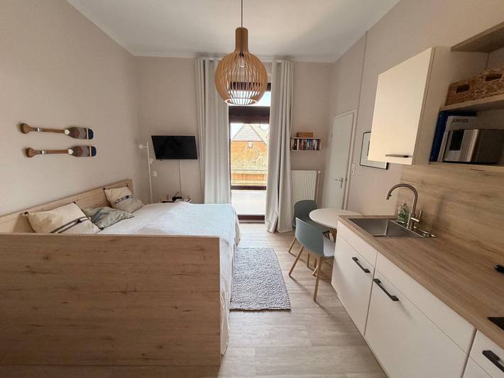 Studio für 2 Personen, mit Balkon - 1