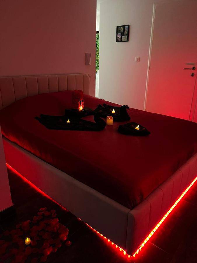 Ganze Wohnung, Love room: Aux plaisirs des sens jacuzzi privé in Barr, Region Sélestat-Erstein