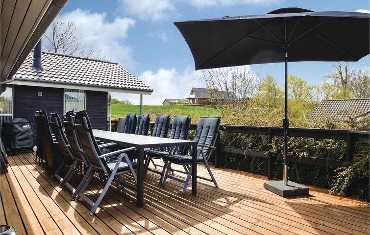 Ferienhaus für 10 Personen, mit Terrasse und Whirlpool sowie Garten und Sauna in Loddenhøj - 3